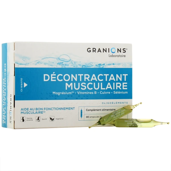 Granions décontractant musculaire