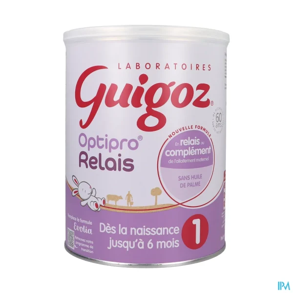 Guigoz Optipro Relais 1 Lait 1er âge