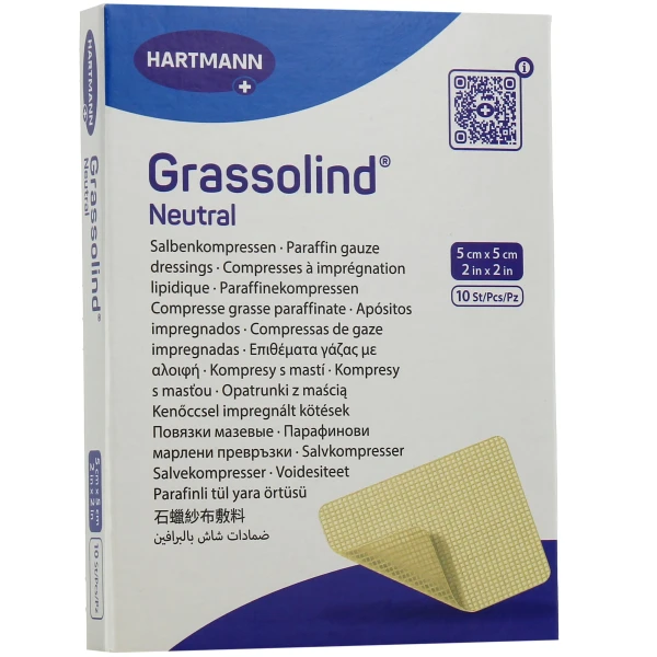 Hartmann Grassolind Neutral Compresses grasses