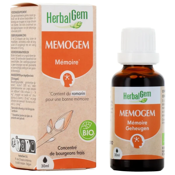 Herbalgem Memogem Mémoire Bio