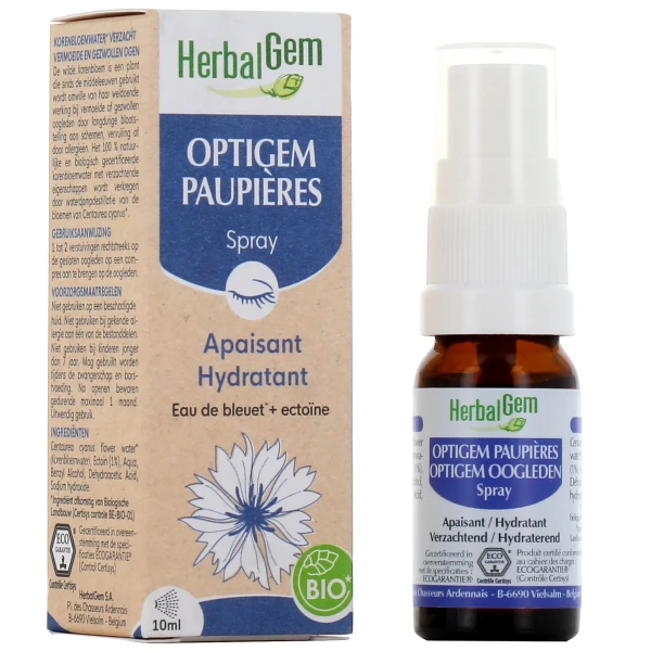 Herbalgem Optigem Paupières Spray Apaisant Hydratant