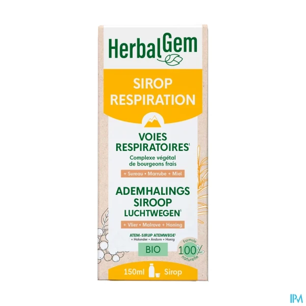 Herbalgem Sirop Respiration Bronches Bio
