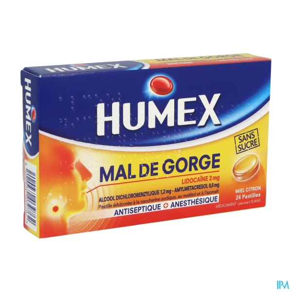 Humex Mal de Gorge Pastilles