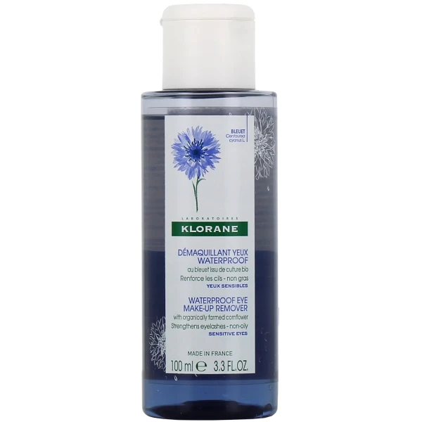 Klorane Démaquillant Yeux Waterproof au Bleuet