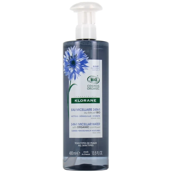 Klorane Eau Micellaire Démaquillante Bleuet Bio