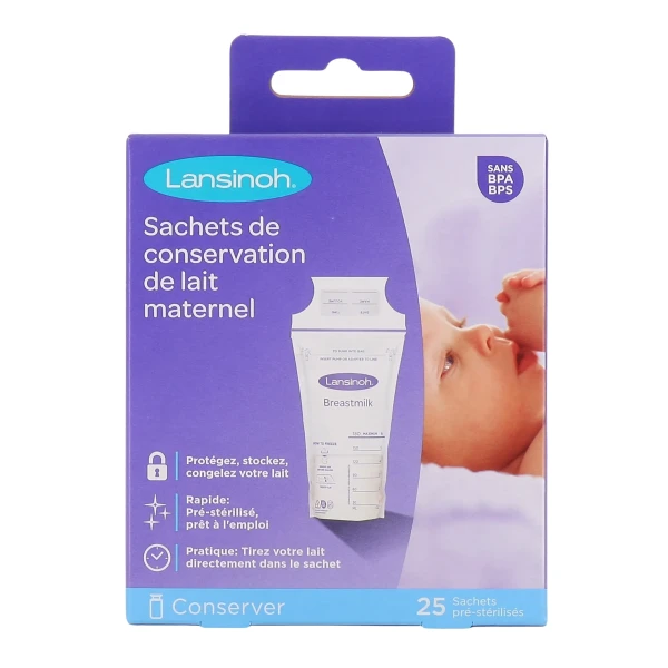 Lansinoh Sachets Conservation Lait Maternel