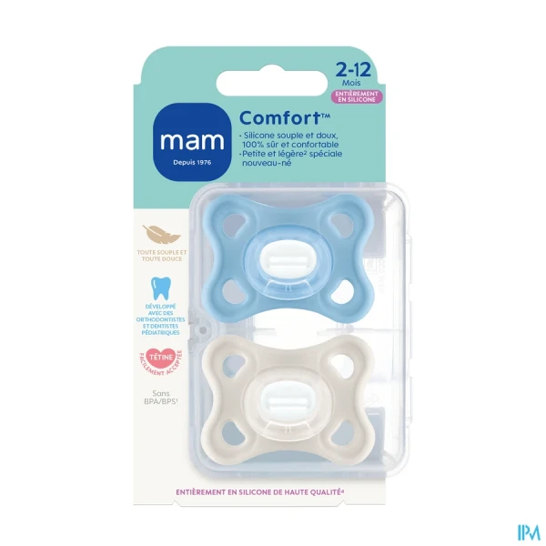Mam Sucette Comfort 2-6M Mixte Lotion