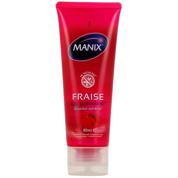 Manix Gel Lubrifiant Intime Fraise