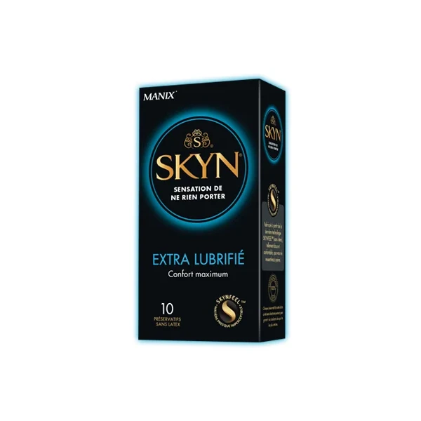 Manix Skyn Extra Lubrifié Préservatifs sans latex