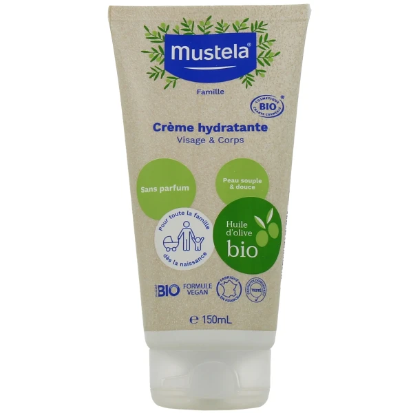 Mustela Crème Hydratante Bio Sans Parfum