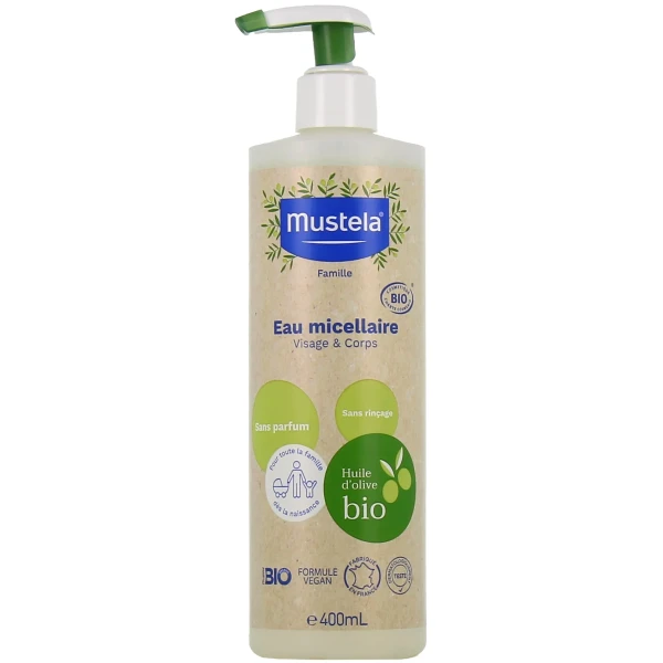 Mustela Eau Micellaire Sans Parfum Bio