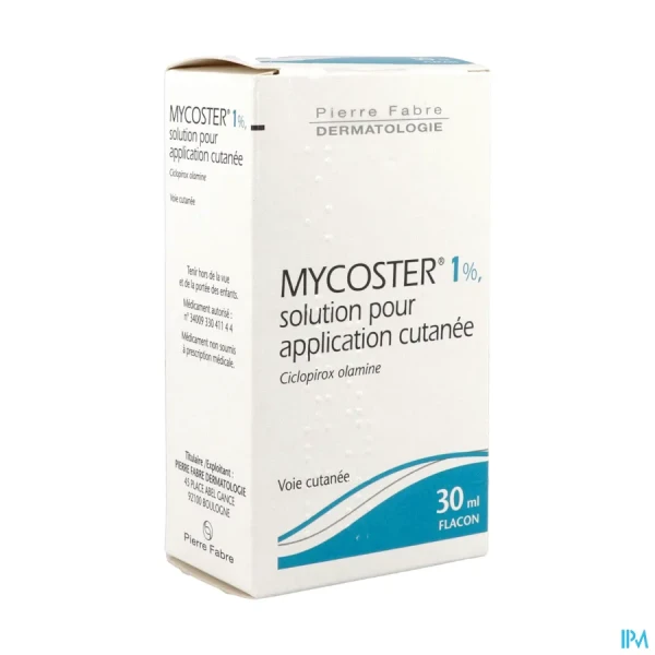 Mycoster 1% Solution pour Application cutanée