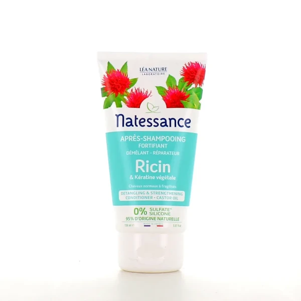 Natessance Après-shampooing Fortifiant Ricin & Kératine végétale