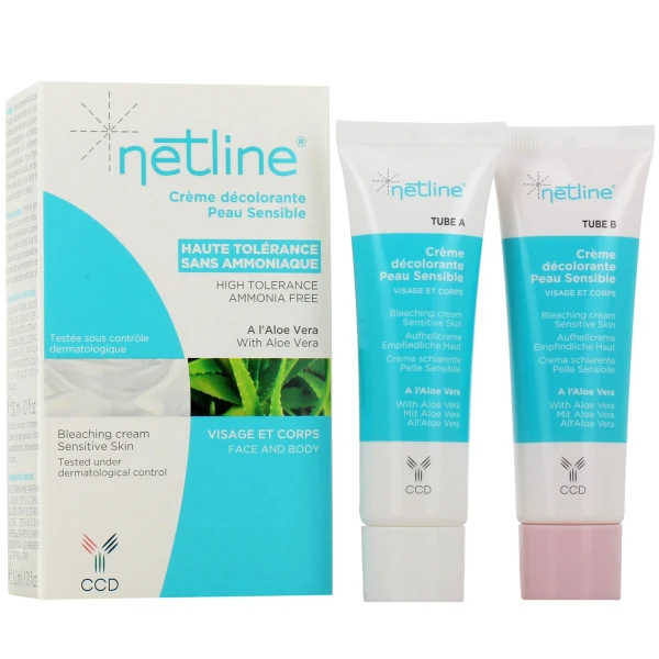 Netline Crème Décolorante Peau Sensible