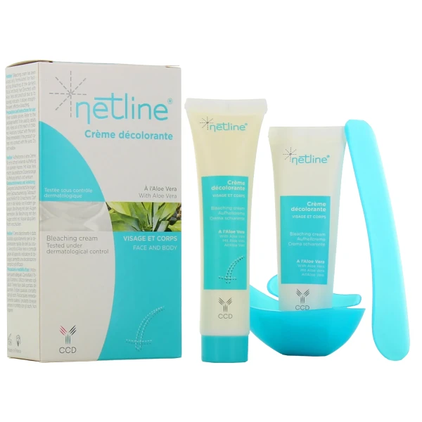 Netline Crème Décolorante Visage et Corps
