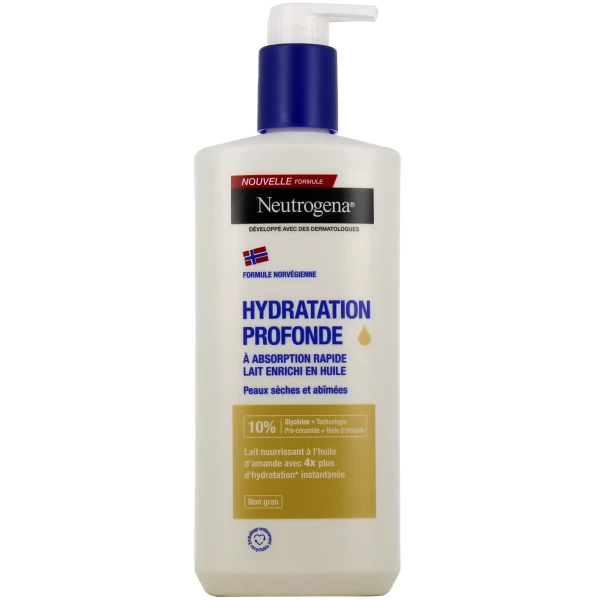 Neutrogena Lait Corps Hydratation Profonde Enrichi en Huile