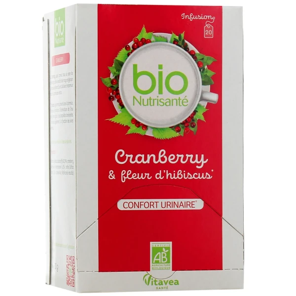 Nutrisanté Infusion Cranberry & Fleur d'Hibiscus
