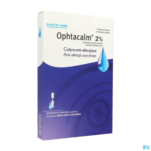 Ophtacalm 2% Collyre Anti-allergique