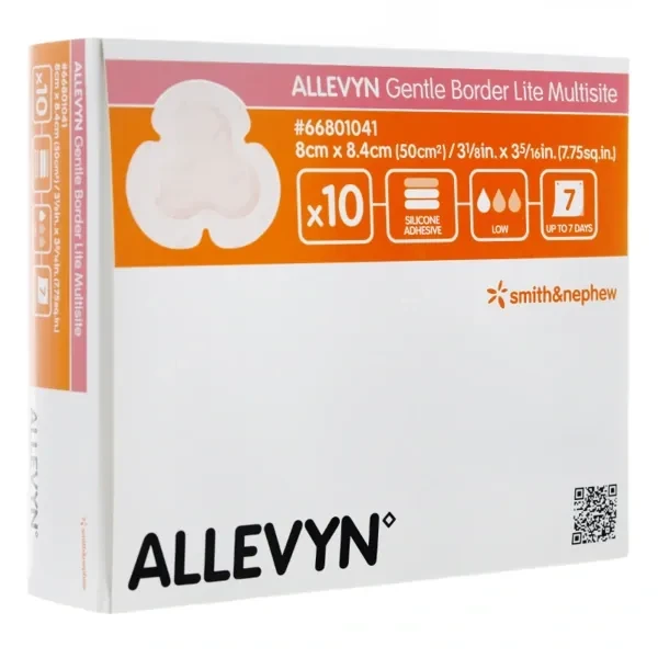 Allevyn Gentle Border Lite Multisite Pansement Hydrocellulaire