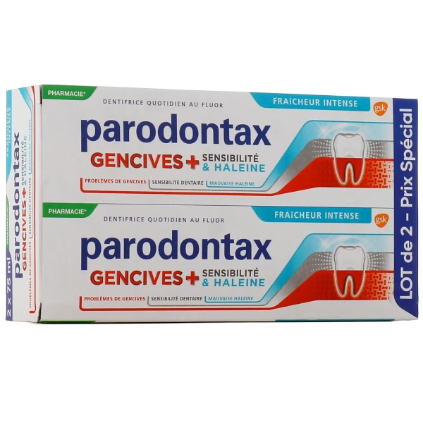 Parodontax Dentifrice Gencives + Sensibilité et Haleine
