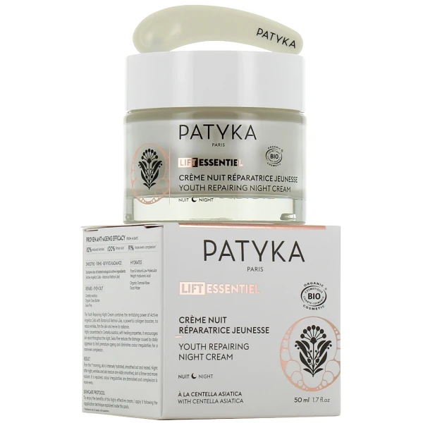 Patyka Lift Essentiel Crème Nuit Réparatrice Jeunesse