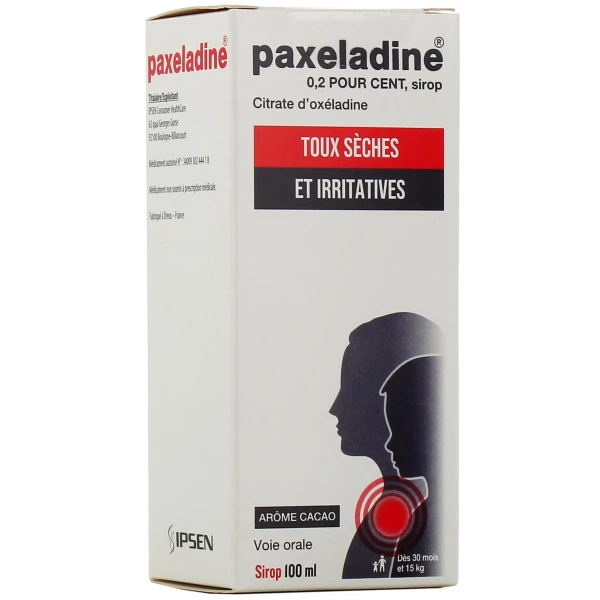 Paxeladine Sirop Toux Sèche et Irritative