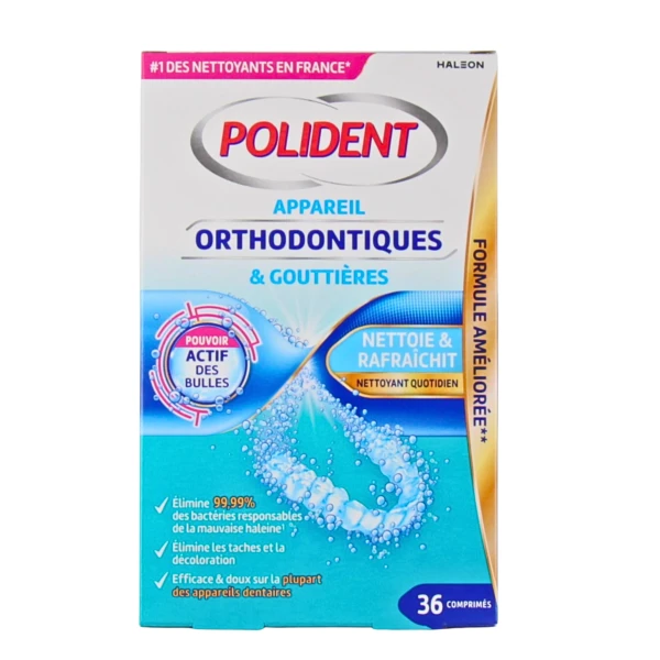 Polident Nettoyant Appareils orthodontiques et Gouttières