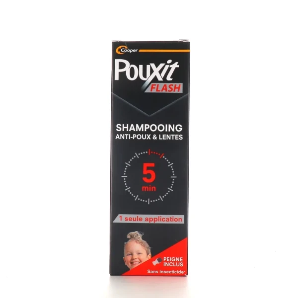 Pouxit Flash Shampooing Anti-Poux & Lentes