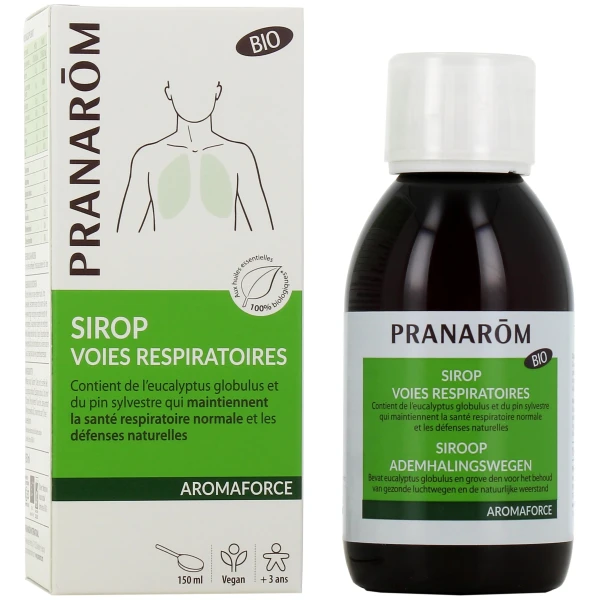Pranarom Aromaforce Sirop Voies Respiratoires Bio