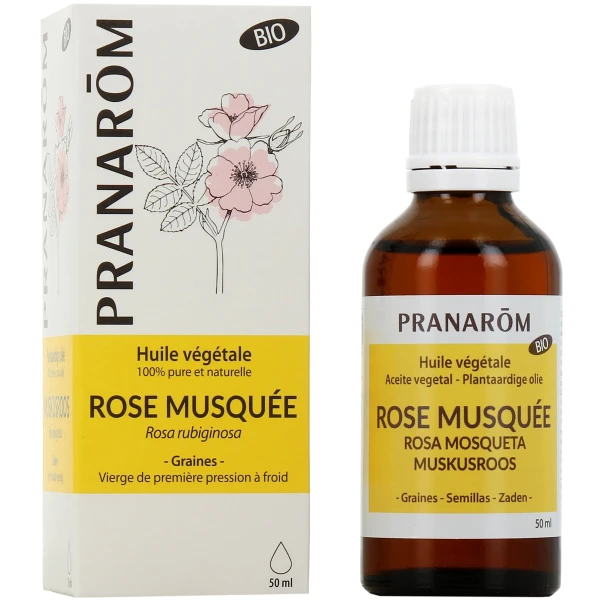 Pranarom Huile Végétale Rose Musquée Bio