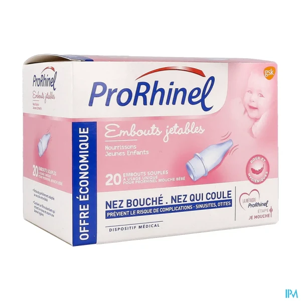 Prorhinel Embouts Jetables Mouche Bébé
