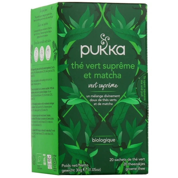 Pukka Thé Vert Matcha Suprême Bio