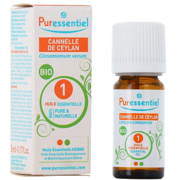 Puressentiel Huile Essentielle Cannelle de Ceylan bio