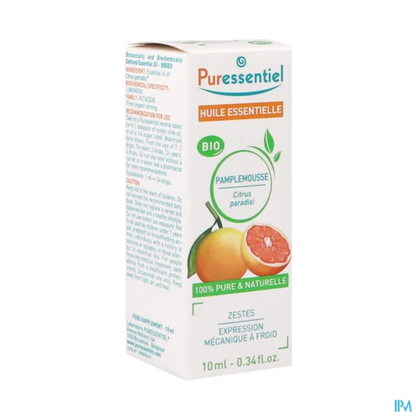 Puressentiel Huile Essentielle Pamplemousse Bio