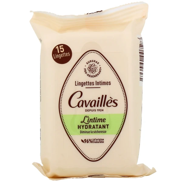 Rogé Cavaillès Lingettes Intimes Hydratantes