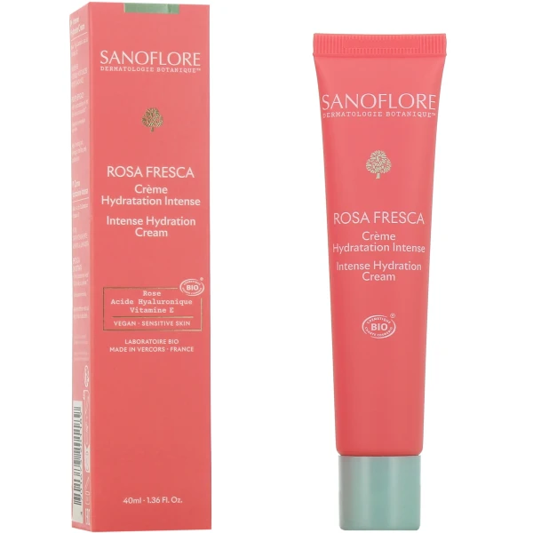 Sanoflore Rosa Fresca Soin Hydratation Intense