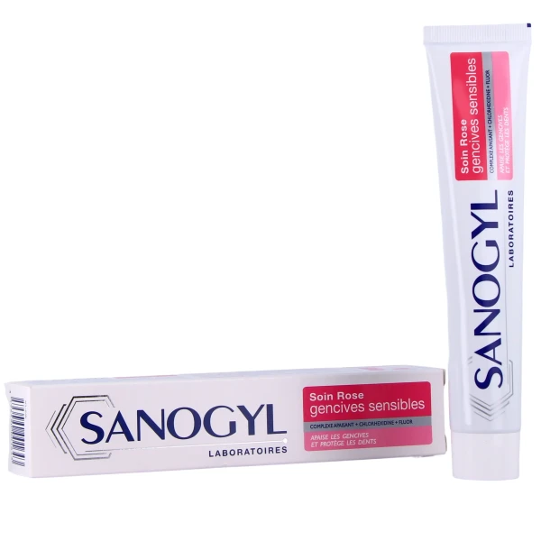 Sanogyl Dentifrice Soin Rose Gencives Sensibles