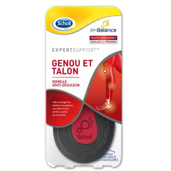 Scholl Semelles Anti-Douleurs Genou et Talon