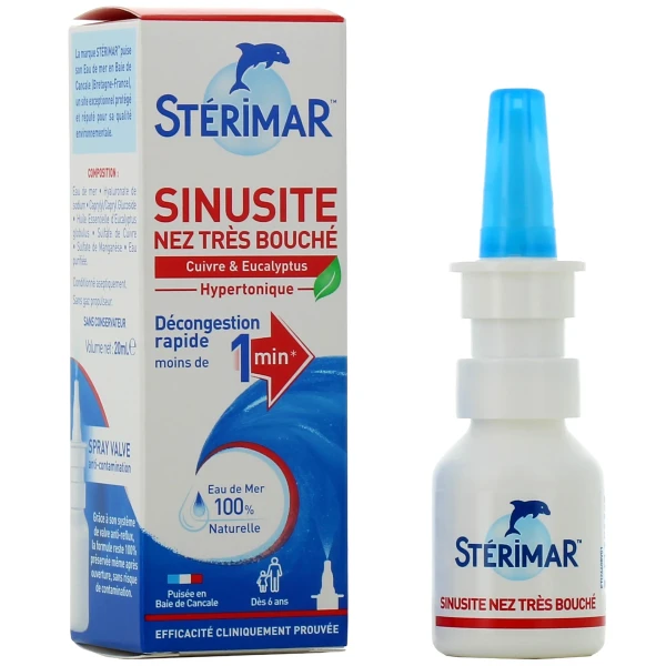 Stérimar Sinusite Nez Très Bouché