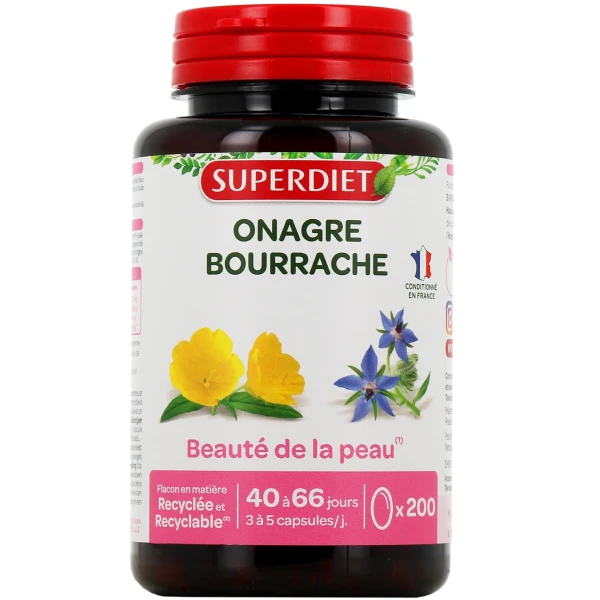 Super Diet Onagre Bourrache Beauté de la Peau