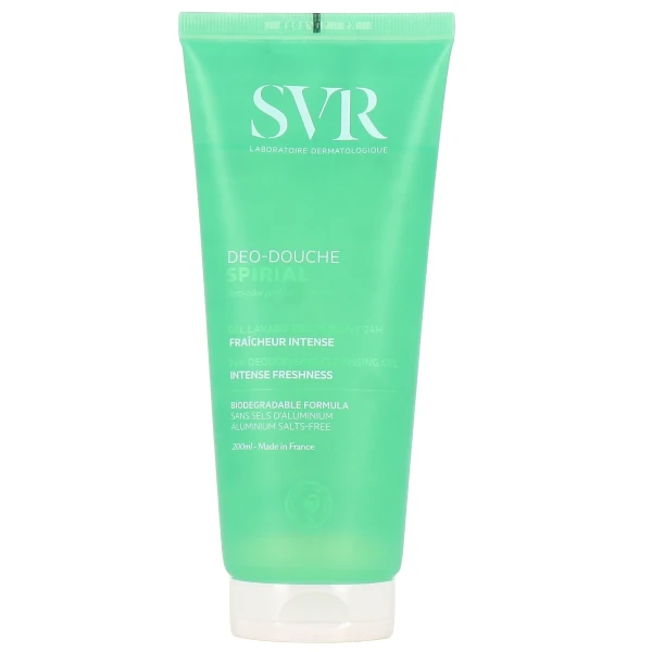 SVR Spirial Déo douche Gel lavant déodorant