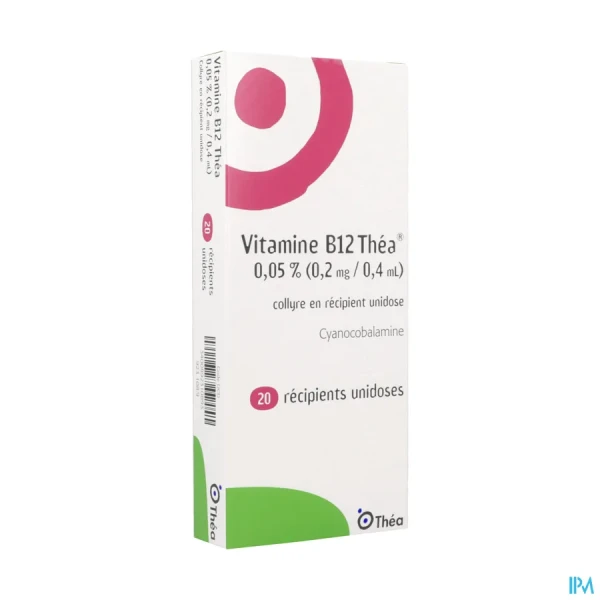 Théa Vitamine B12 Collyre en unidoses