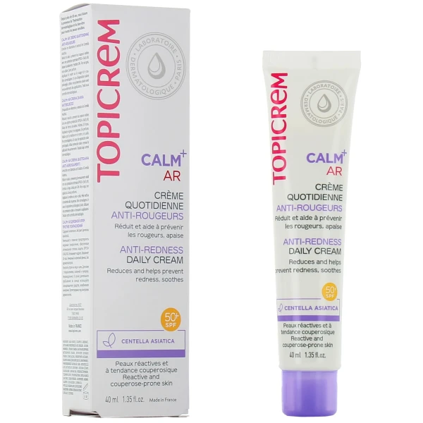 Topicrem Calm+ AR Crème Quotidienne Anti-Rougeurs