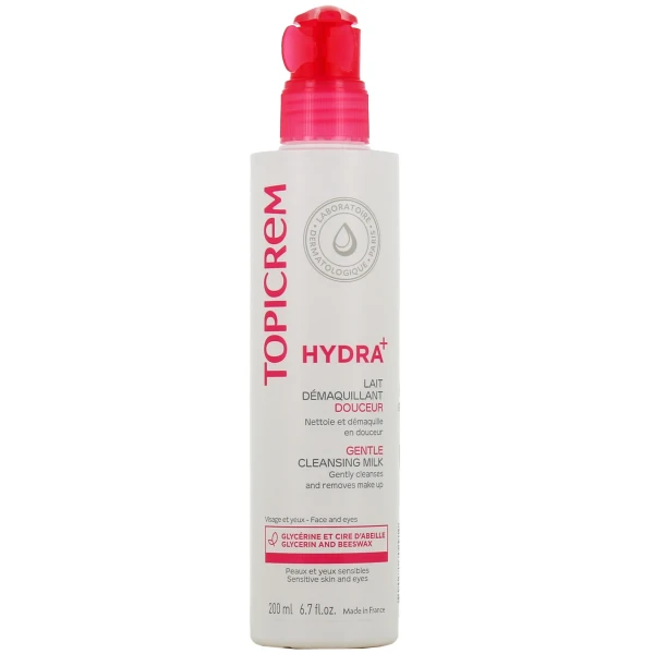 Topicrem Hydra+ Lait Démaquillant Douceur