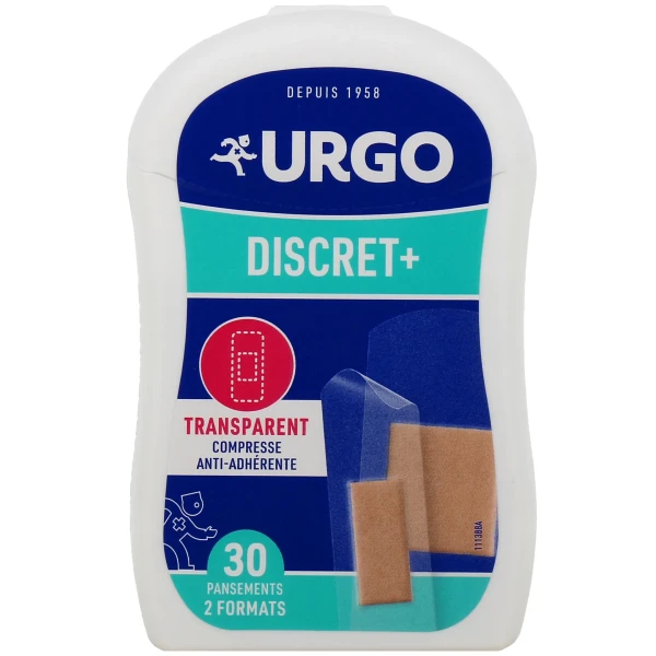 Urgo Pansements Discrets Transparents x30