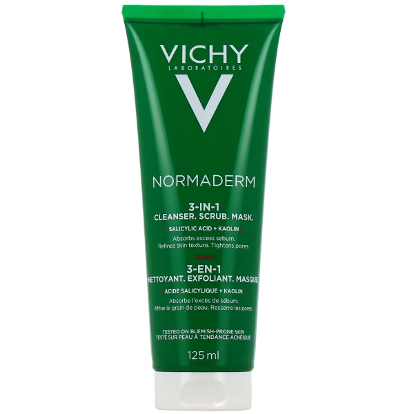 Vichy Normaderm 3en1 Exfoliant + Nettoyant + Masque