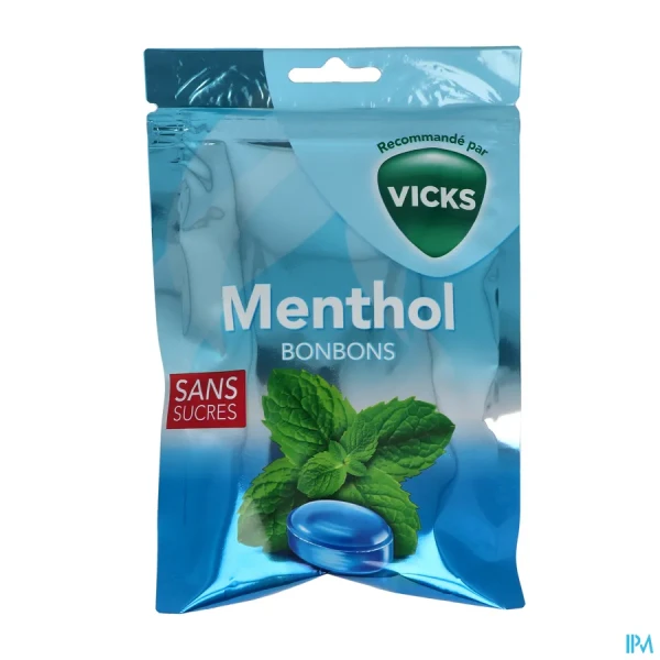 Vicks Bonbons Menthol Sans Sucres