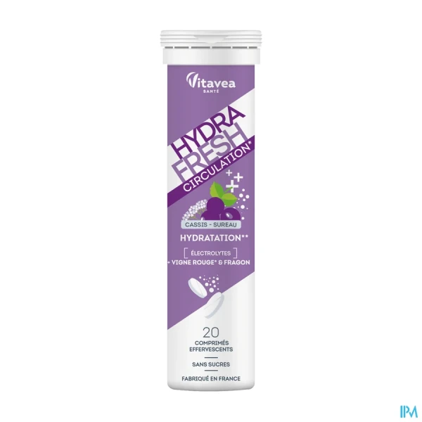 Vitavea Hydrafresh Circulation Comprimés Effervescents