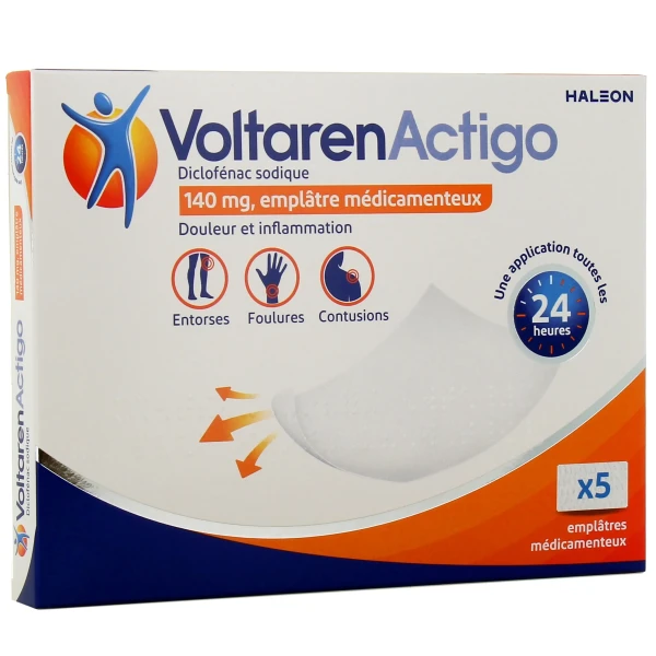 Voltaren Actigo Emplâtre Médicamenteux