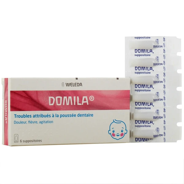 Weleda Domila Suppositoires Poussée Dentaire